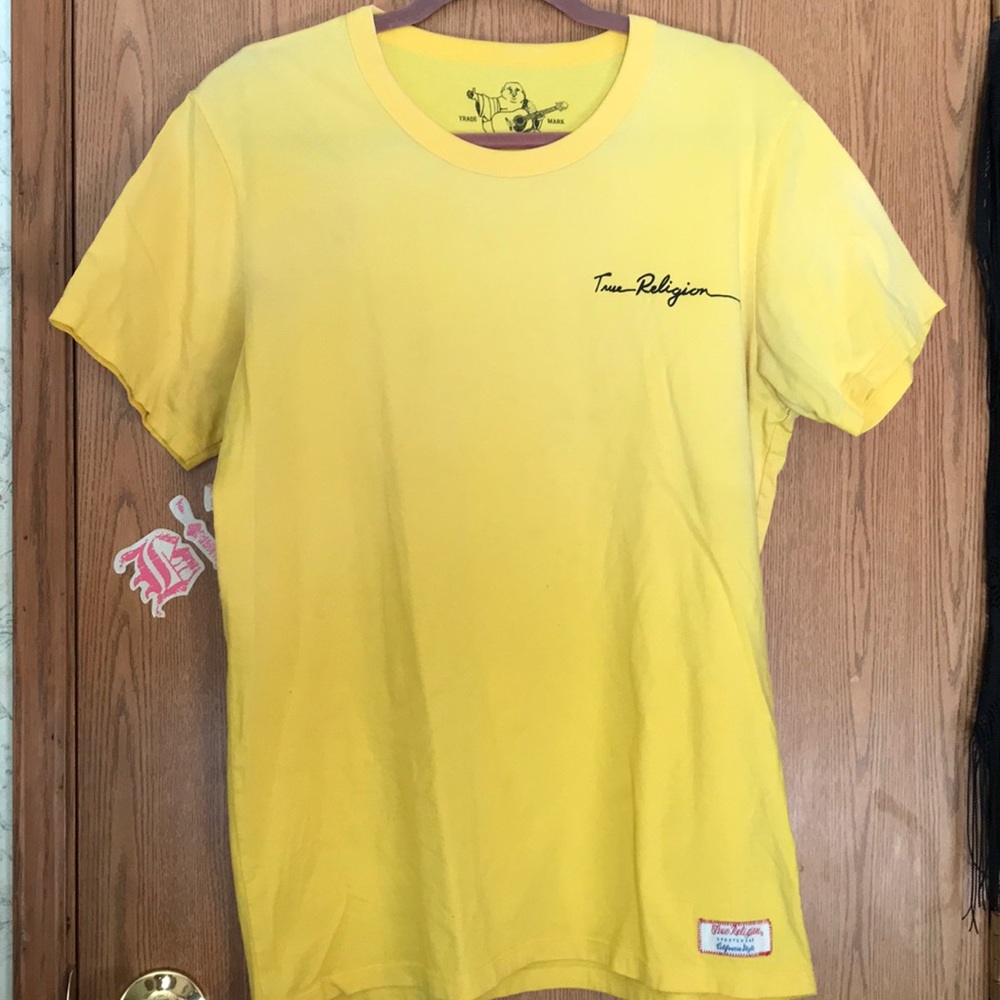 Yellow True Religion Shirt